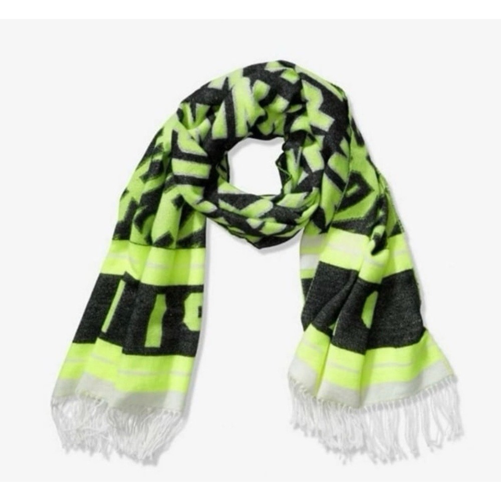 VS PINK | Neon yellow oversized scalf